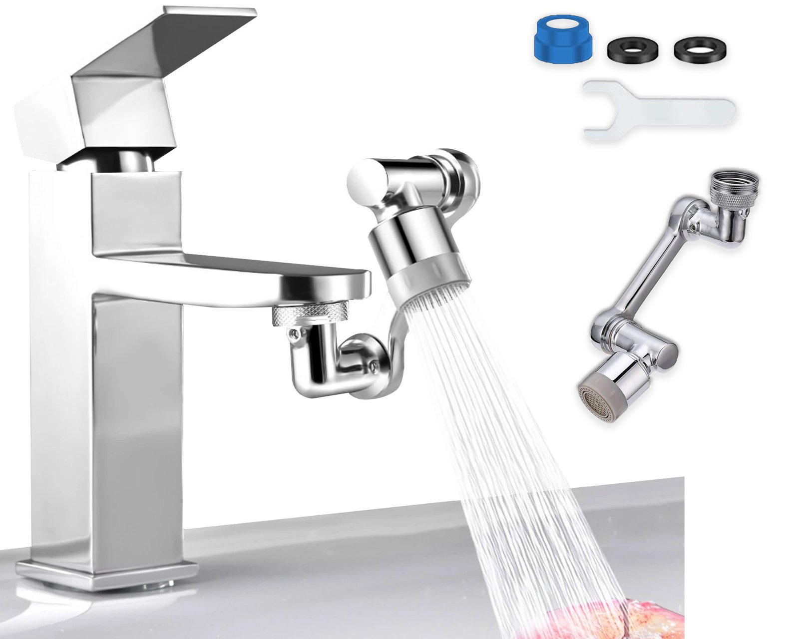Faucet Head Extender Bubbler